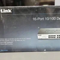 سوییچ شبکه dlink 10/100 مدل DES1016D