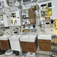 کابین روشوی آینه نوردار با چک صیادی