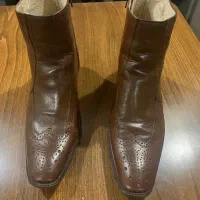 کفش بوت چرم اصل سایز ۴۲