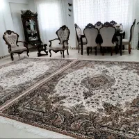 مبل وناهارخوری وبوفه استیل رنگ فندقی روشن