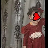 لباس عروسکی رنگ چری بچگانه