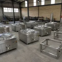 دیگ برنج صنعتی چلوپز مدل ۳۶۰ لیتر سری مکعبی