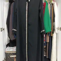 عبامانتوعبایی جلو دکمه دخترانه یا زنانه سایز ۳۶ ۳۸