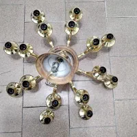 لوستر ۸ شاخه استیل درجه یک