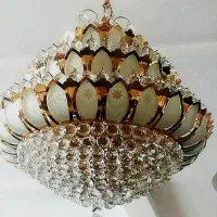 لوستر سنگی/ برنجی 30 شعله