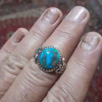 انگشتر  فیروزه  نیشابوری اصلی فدک ۹۲۵