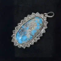 گردنی فیروزه نقره