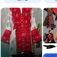 دوخت لباس زنانه بلوچی