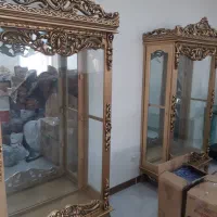 دو عدد ویترین منبت کاری شده بسیار تمیز و شیک