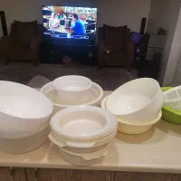 تعدادی سبد و لگن درحدنو، بسیار تمیز وبدون شکستگی