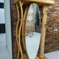 جاکفشی و با آینه قدی جنس بامبو