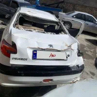 پژو ۲۰۶ تصادفی
