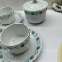 فنجان نعلبکی ارکوپال فرانسه وچینی