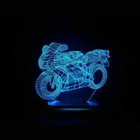 چراغ خواب طرح موتور سیکلت
