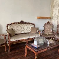 ست مبلمان استیل کلاسیک چوب -۹ نفره