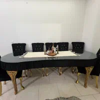 مبل هفت نفره با میز ناهار خوری ۸ نفره