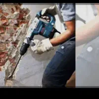 تخریب بتن .خانه های قدیمی و حفر فاضلاب پذیرفته میش