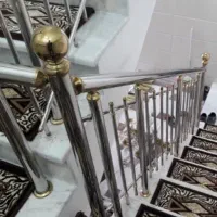 نرده استیل نرده راه پله  خوش قیمت  تخفیف ویژه