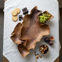 اردور و میوه خوری چوبی دستساز طرح ایران