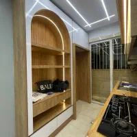 ۵۲متر روبنما*پارکینگ سندی*نما تراورتن*سندسبز تهران
