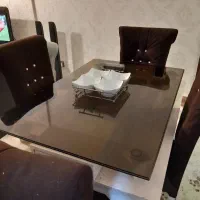 میز و صندلی چوبی ۴نفره