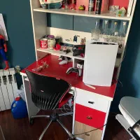 میز کامپیوتر و کمد دیواری دکور دار تمامmdf درجه یک