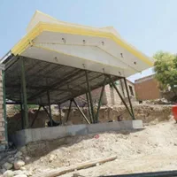 اجرای شیروانی سقف آردواز پلی کربنات.اسکلت.اقساطی