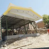 اجرای شیروانی سقف آردواز پلی کربنات.اسکلت.اقساطی