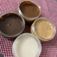کره بادام زمینی نارگیل فندق بادام درختی