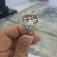 انگشتر عقیق نقره رکاب دست ساز