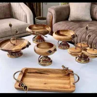 ست پذیرایی ۵ تیکه  چوبی