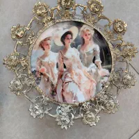 بشقاب برنز دیوار کوب برنز