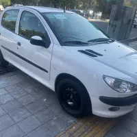 ۲۰۶ تیپ ۵مدل آخر ۹۵ فول بدون رنگ درحد صفر
