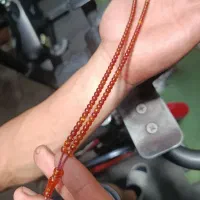 تسبیح کهربای کهنه فاتح تراش