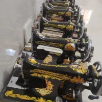 ده عدد چرخ خیاطی سالم دستی با کفی