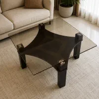 میز جلو مبلی چوبی