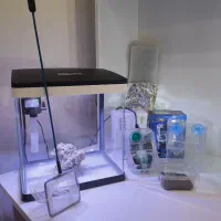 اکواریوم شرکتی شیشه خم با امکانات