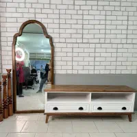 میز تلویزیون چوب و رنگ مدرن ۱۶۰ سانت/ فروش ویژه