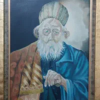 نقاشی پیرمرد اثراستاد مرحوم میرزازاده