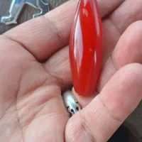 لول مهره عقیق سرخ۵cm