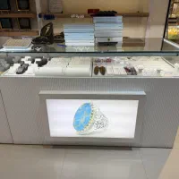 ویترین پاچال مغازه نقره درحد با قاب کامل