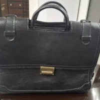 کیف چرم طبیعی (چرم گاوی) ادارای نو و دست دوز