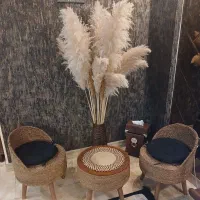 ست صندلی و میز حصیری ۲ نفره