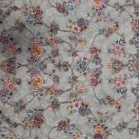 گبه پرز دار جنس خوب طرح گل