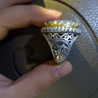 اگشتر نقره عقیق