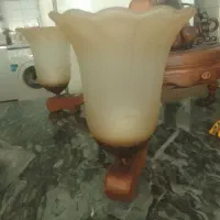 حباب لوستر لاله ای