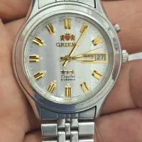 ساعت اورینت 3ستاره کریستال اصل ژاپن ضدآب اتوماتیک
