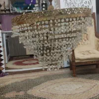 لوستر قدیمی خوشگل برنز سالم بفروش میرسد