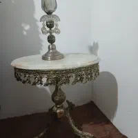 جلومبلی ودوعددمیز عسلی آلیاژی