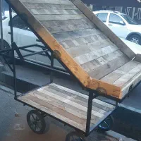 گاری میوه چرخ میوه استند میوه چرخ بساط